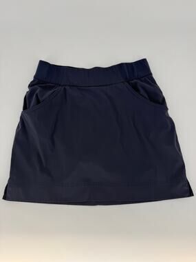 Columbia Womens S Navy Blue Skort Hiking Golf Travel Stretch Pockets 15”